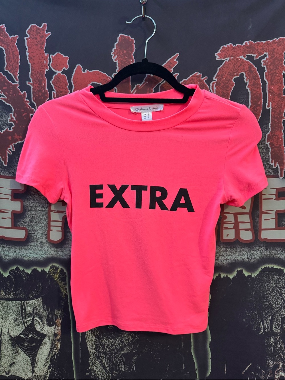Streetwear Society Pink 'EXTRA' Graphic Tee